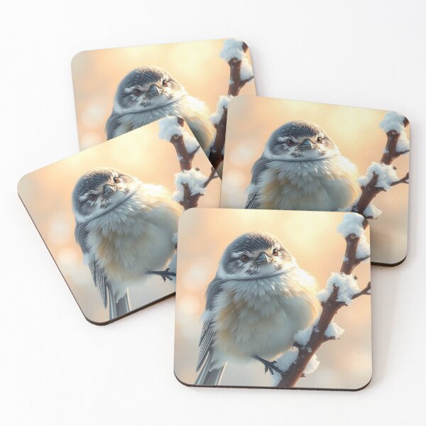 Item preview, Winter bird on a branch designed and sold by Ponted.
