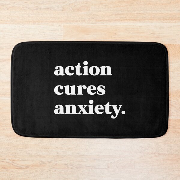 Item preview, action cures anxiety designed and sold by weirdly weird.