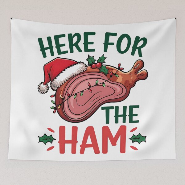 Aperçu de l'œuvre Ici pour le jambon Jambon de Noël créée et vendue par DomTeesHaven.