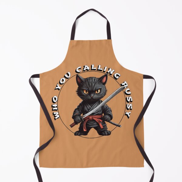 Item preview, Ninja Cat: Who You Callin' Puss? designed and sold by NiRia Spot.