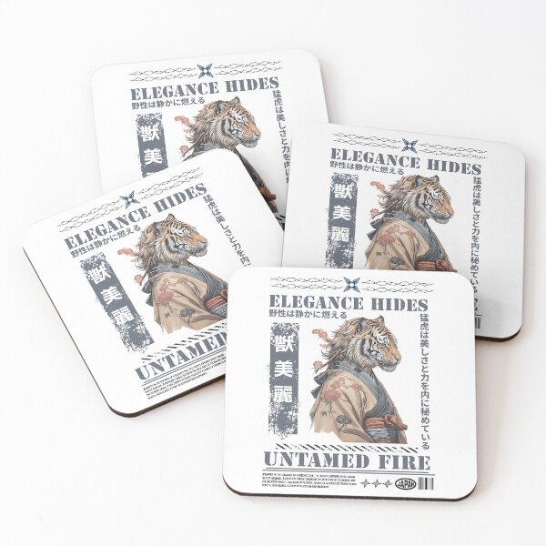 Item preview, Samurai Tiger: Elegance Meets Untamed Fire designed and sold by 3T3rnalArts.