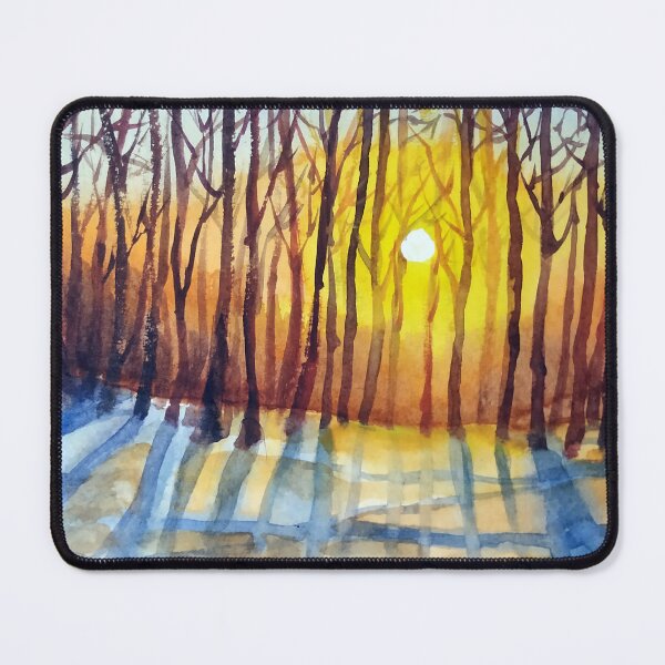 Item preview, Sunset through Winter Forest designed and sold by SamirArt.