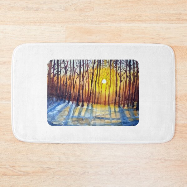 Item preview, Sunset through Winter Forest designed and sold by SamirArt.