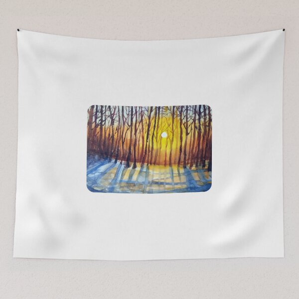 Item preview, Sunset through Winter Forest designed and sold by SamirArt.