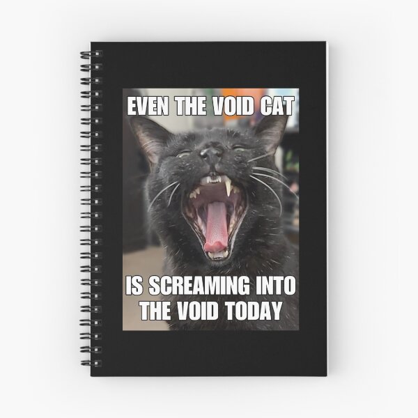 Item preview, Void Cat Screaming Into the Void • Featuring Manny Halloween Cat designed and sold by MannyShop.