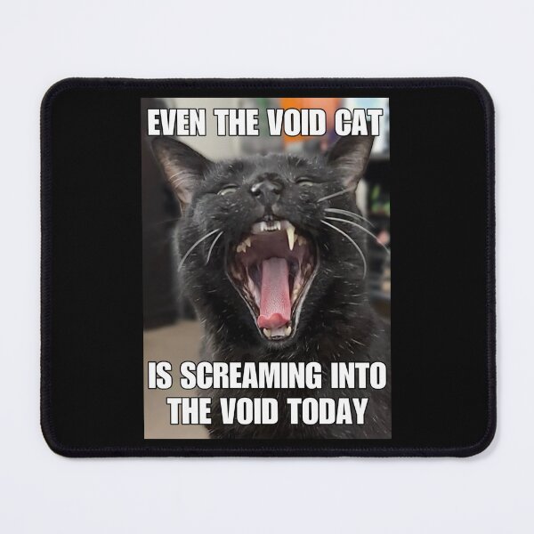 Item preview, Void Cat Screaming Into the Void • Featuring Manny Halloween Cat designed and sold by MannyShop.