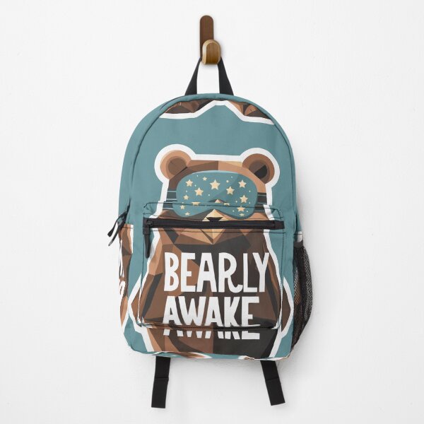 Item preview, Bearly Awake - Cute Sleepy Bear designed and sold by pixelated_echoes.