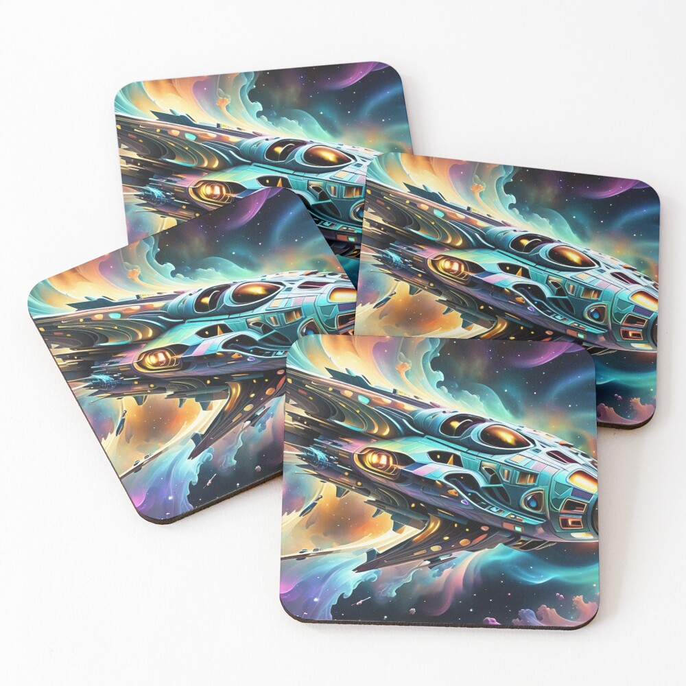 Item preview, Coasters (Set of 4) designed and sold by AlienVisitor.