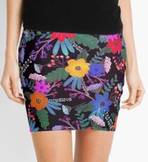 Floral 3 Mini Skirt