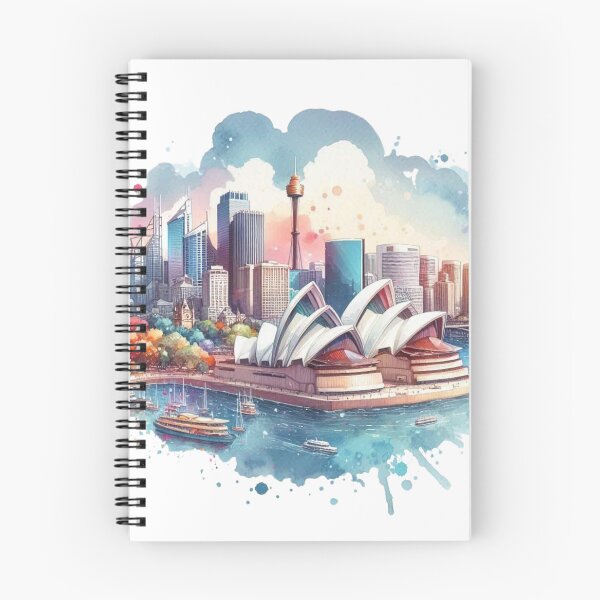 Item preview, Sydney in Autumn Splendor: Vibrant Skyline with Fall Colors designed and sold by TeetasticBtque.
