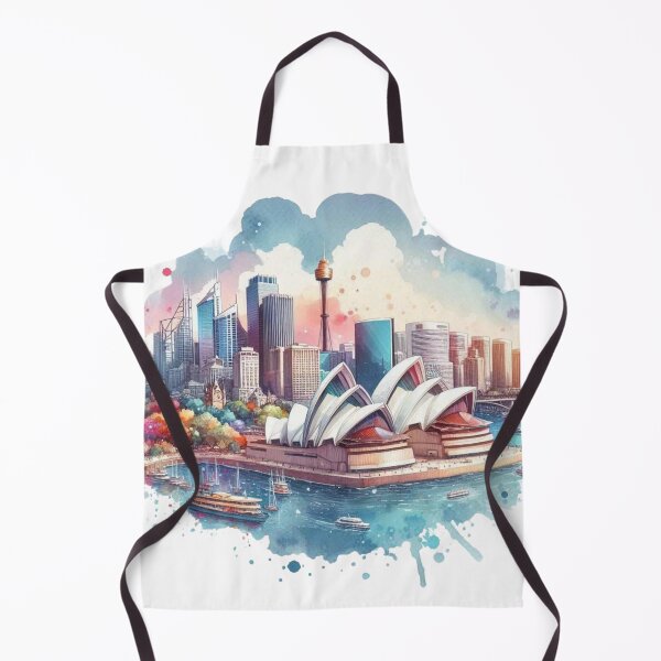 Item preview, Sydney in Autumn Splendor: Vibrant Skyline with Fall Colors designed and sold by TeetasticBtque.