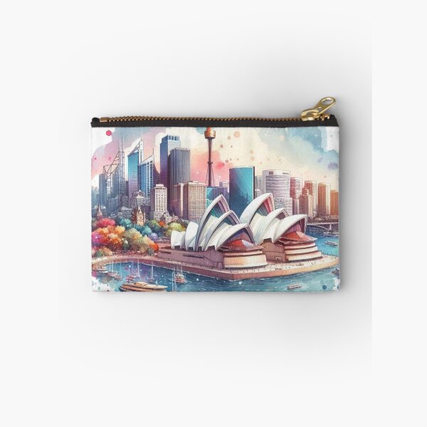 Item preview, Sydney in Autumn Splendor: Vibrant Skyline with Fall Colors designed and sold by TeetasticBtque.