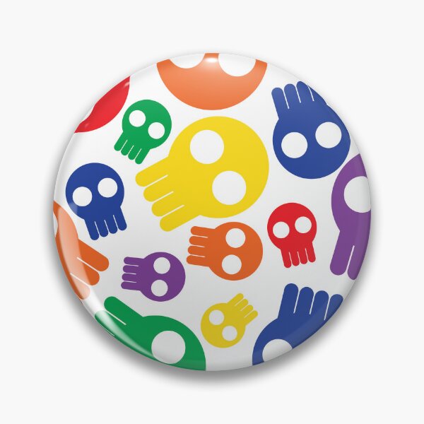 Item preview, Rainbow skull pattern designed and sold by Coops Clothing.