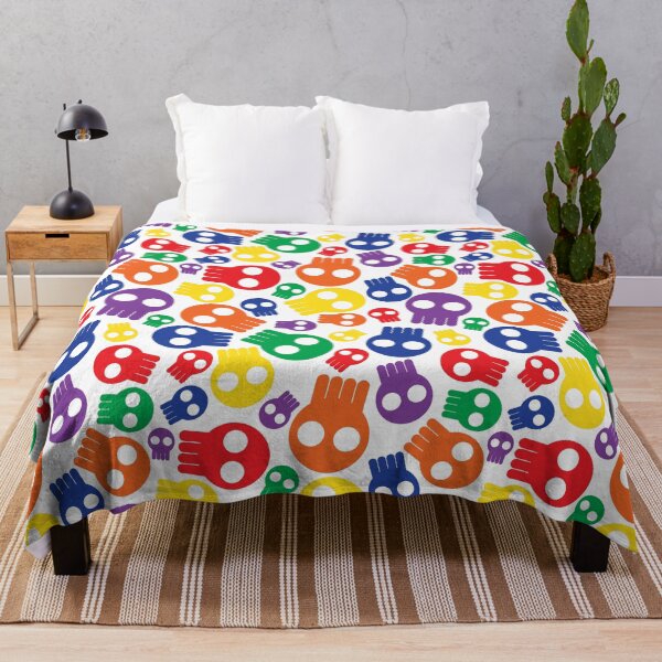 Item preview, Rainbow skull pattern designed and sold by Coops Clothing.