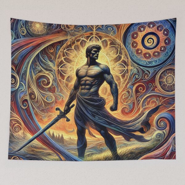 Item preview, The Cosmic Warrior designed and sold by ArtPrintsUSA.