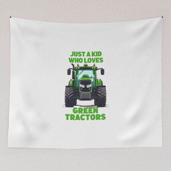 Item preview, Just a Kid Who Loves Green Tractors designed and sold by REAL IRISH GIFTS.