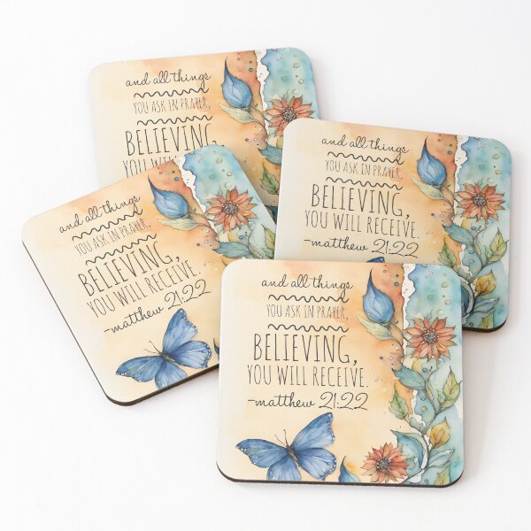 Item preview, Matthew 21:22 Christian Bible Verse About Belief designed and sold by Our Bible Journey.