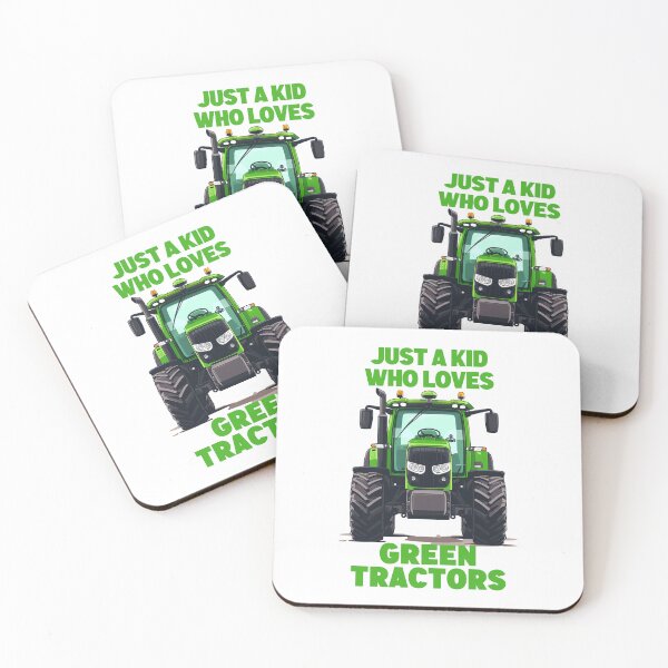 Item preview, Just a Kid Who Loves Green Tractors designed and sold by REAL IRISH GIFTS.