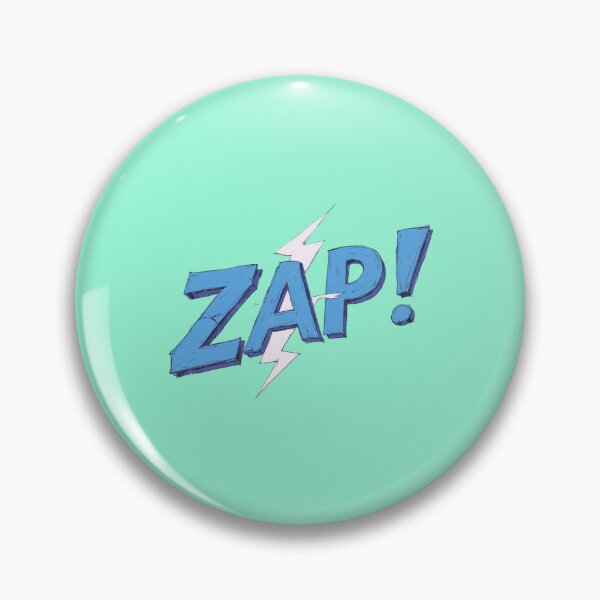 Item preview, Electric Zap! in Pastel Mint - A  Comic Illustration designed and sold by ShroomForge.