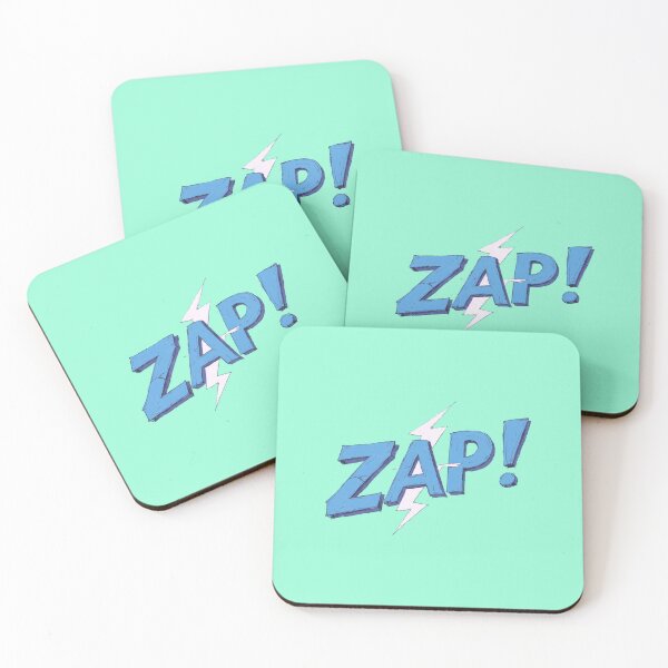 Item preview, Electric Zap! in Pastel Mint - A  Comic Illustration designed and sold by ShroomForge.