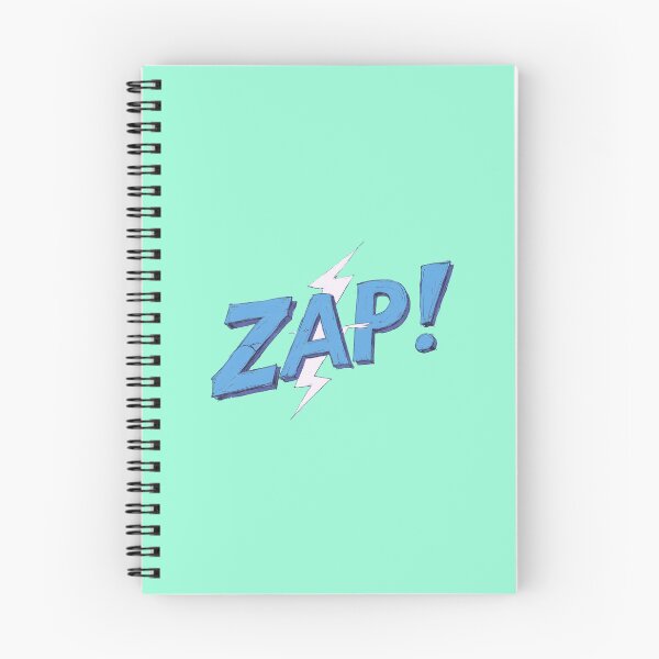 Item preview, Electric Zap! in Pastel Mint - A  Comic Illustration designed and sold by ShroomForge.