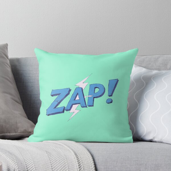Item preview, Electric Zap! in Pastel Mint - A  Comic Illustration designed and sold by ShroomForge.