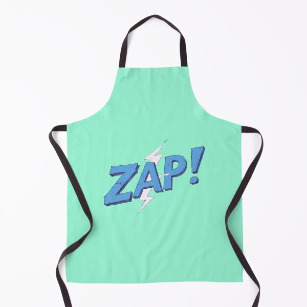 Item preview, Electric Zap! in Pastel Mint - A Comic Illustration designed and sold by ShroomForge.