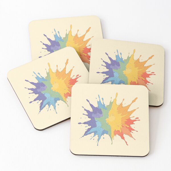 Item preview, Rainbow Gradient Splash  Comic Masterpiece Pastel Dreamscape designed and sold by ShroomForge.