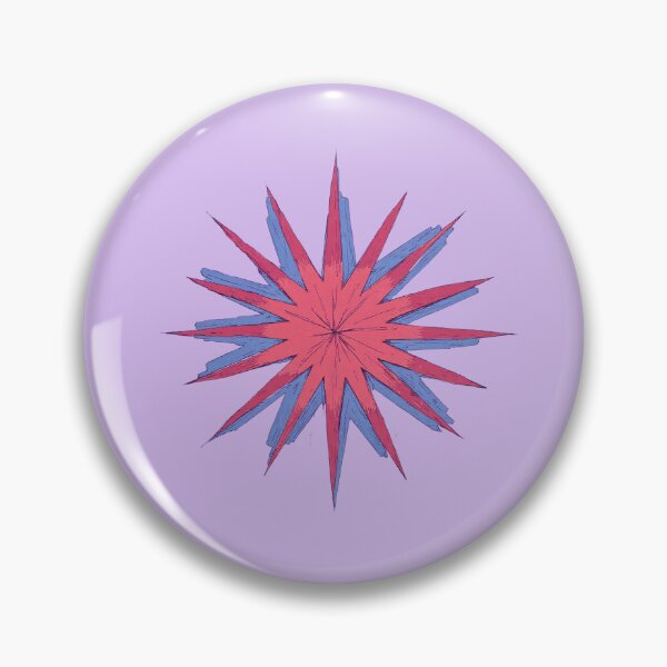Item preview, Radiant Starburst Blaze on Lavender Horizon  Comic Style Illustration designed and sold by ShroomForge.