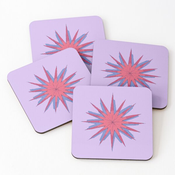 Item preview, Radiant Starburst Blaze on Lavender Horizon  Comic Style Illustration designed and sold by ShroomForge.