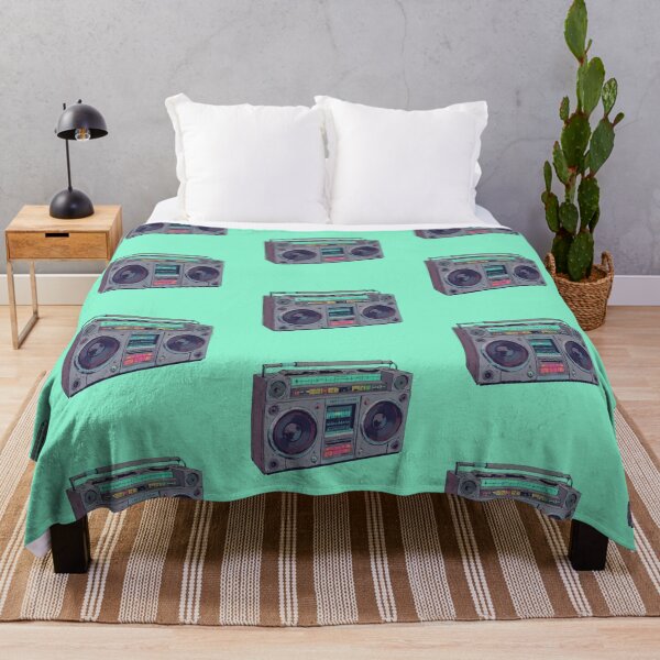 Item preview, Vibrant Mint Green Boombox designed and sold by ShroomForge.