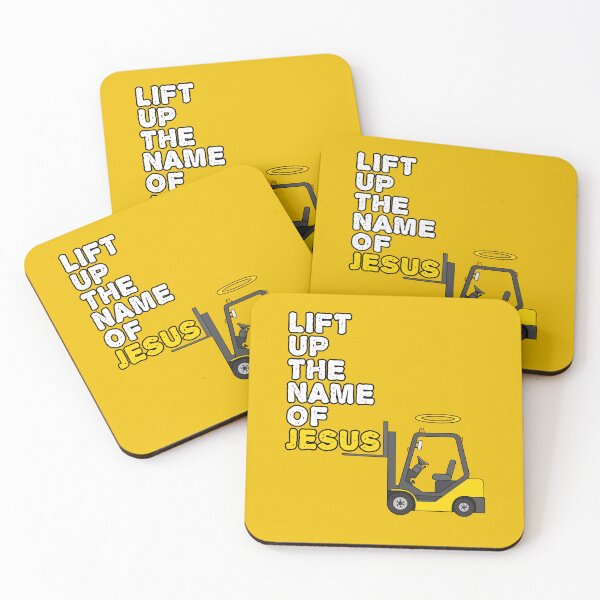 Item preview, Lift Up The Name Of Jesus, Christian Forklift Truck Driver designed and sold by doodlerob.