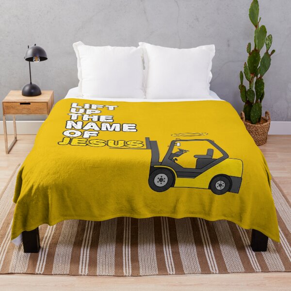 Item preview, Lift Up The Name Of Jesus, Christian Forklift Truck Driver designed and sold by doodlerob.