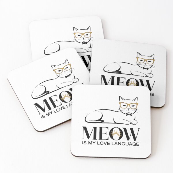 Item preview, Meow Is My Love Language designed and sold by OzzFrequency.