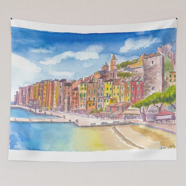 Item preview, Porto Venere with Palazzata a Mare and Dreams of the Ligurian Coast designed and sold by artshop77.