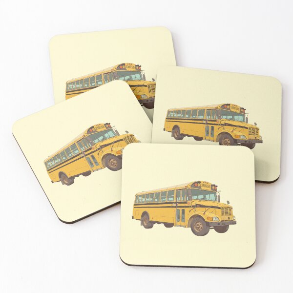Item preview, Yellow Stripe School Bus Adventure  Comic Style designed and sold by ShroomForge.