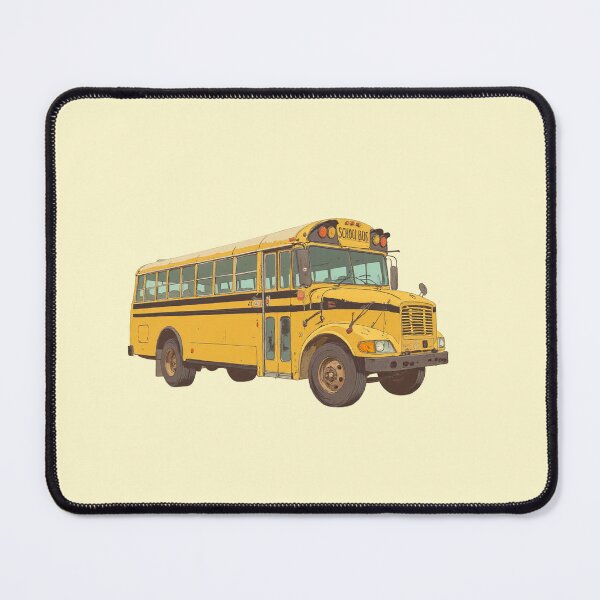 Item preview, Yellow Stripe School Bus Adventure Comic Style designed and sold by ShroomForge.