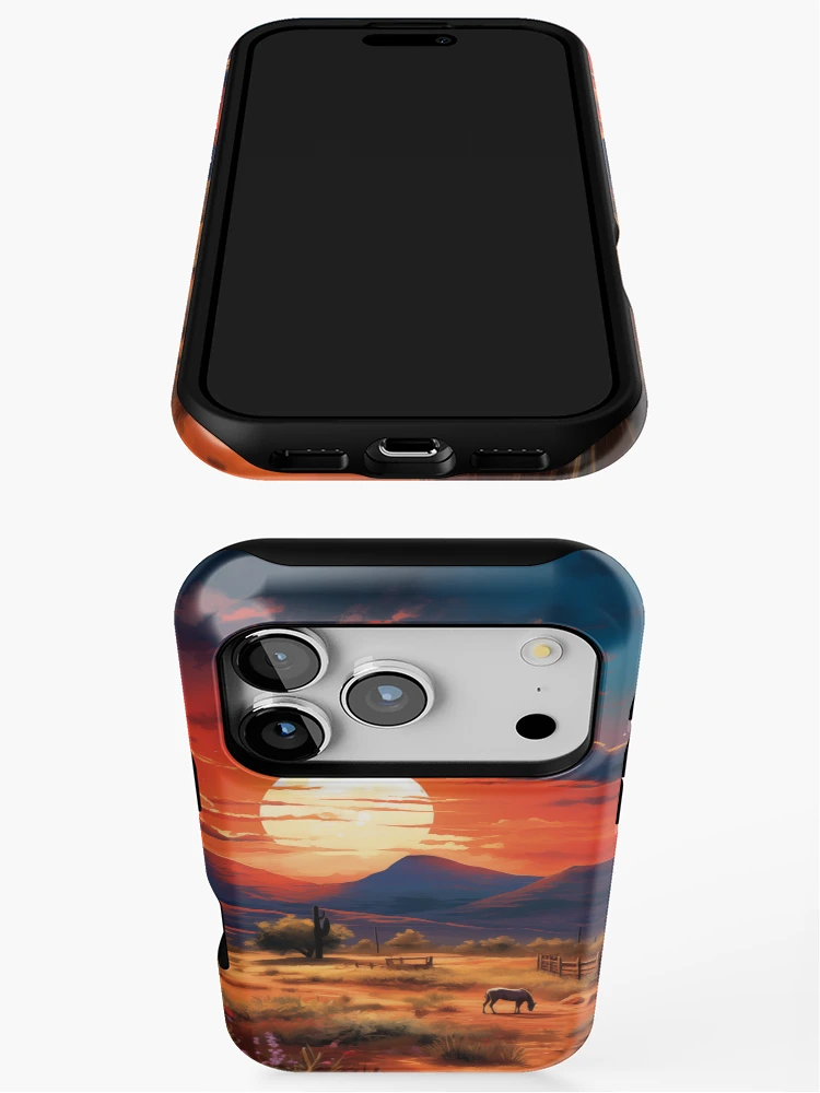 Thumbnail 3 of 4, iPhone Case, Tranquil Ranch designed and sold by Rtymer.