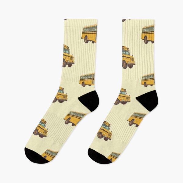 Item preview, Yellow Stripe School Bus Adventure  Comic Style designed and sold by ShroomForge.