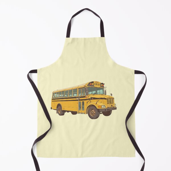 Item preview, Yellow Stripe School Bus Adventure Comic Style designed and sold by ShroomForge.