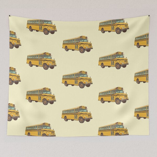 Item preview, Yellow Stripe School Bus Adventure  Comic Style designed and sold by ShroomForge.