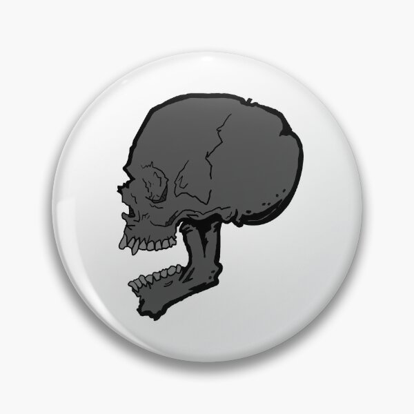 Item preview, Cracked Human Skull designed and sold by Animals-by-JB.