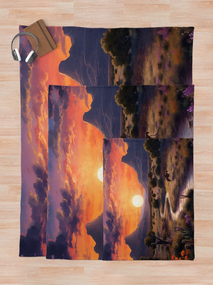 Thumbnail 5 of 6, Throw Blanket, Tranquil Ranch designed and sold by Rtymer.