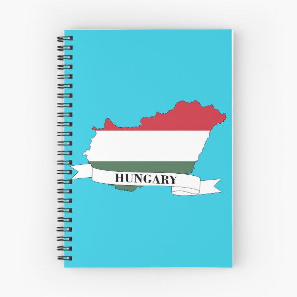 Item preview, Hungary flag map designed and sold by visual adventures.