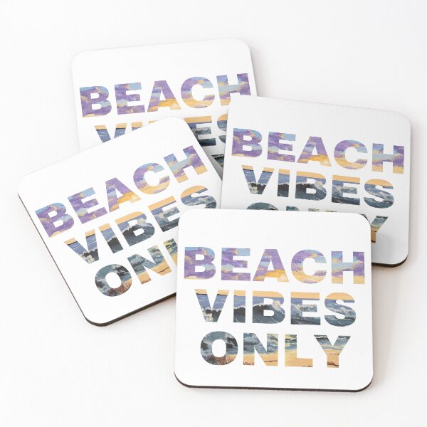 Item preview, BEACH VIBES ONLY (Sunset Beach art) designed and sold by Stepikus.