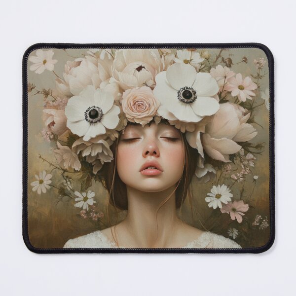 Item preview, Flower Girl With Floral Headpiece designed and sold by MysticMarble.
