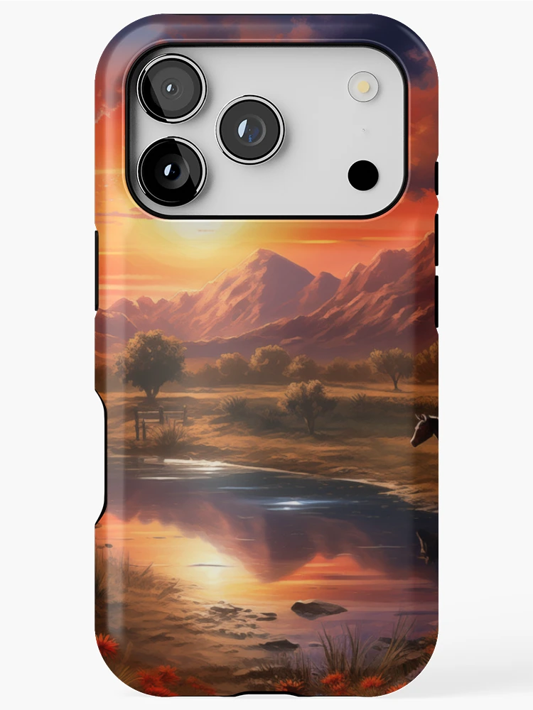 Thumbnail 1 of 4, iPhone Case, Tranquil Ranch designed and sold by Rtymer.