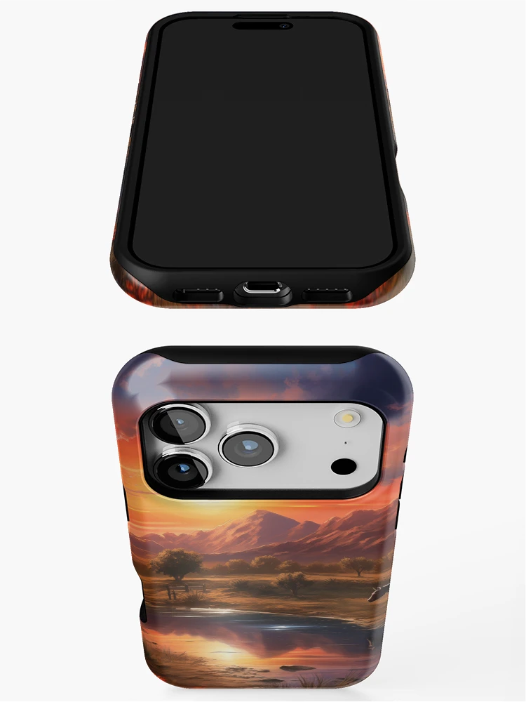 Thumbnail 3 of 4, iPhone Case, Tranquil Ranch designed and sold by Rtymer.