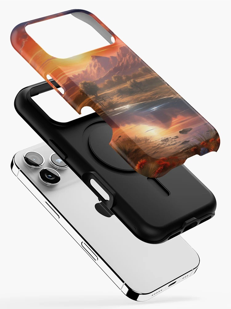 Thumbnail 2 of 4, iPhone Case, Tranquil Ranch designed and sold by Rtymer.
