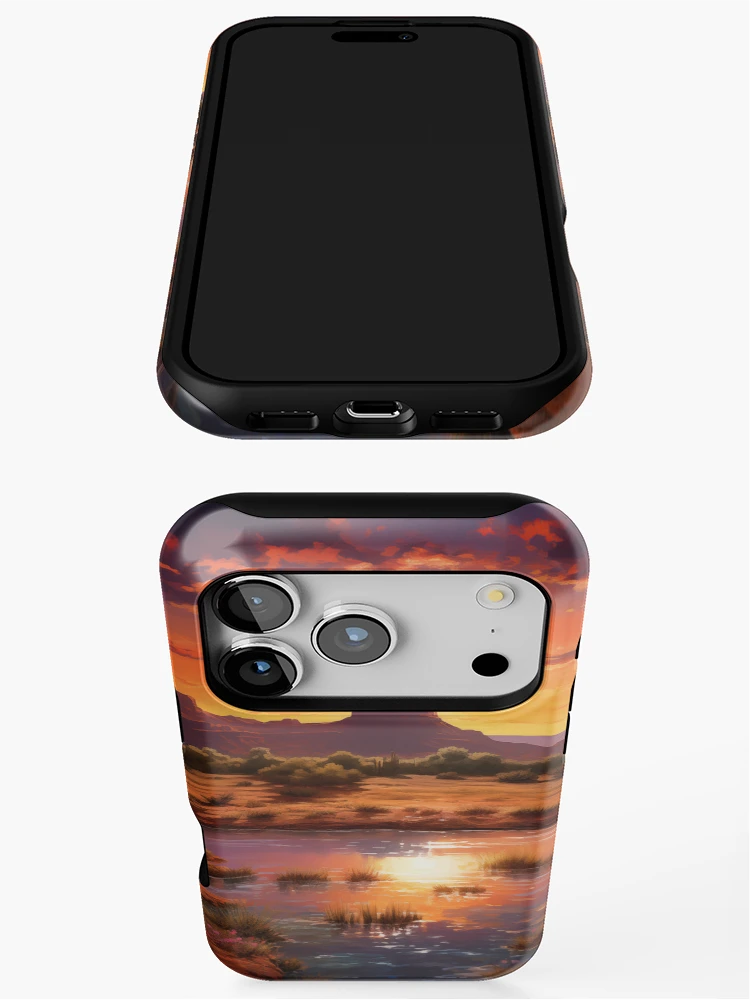 Thumbnail 3 of 4, iPhone Case, Tranquil Ranch designed and sold by Rtymer.